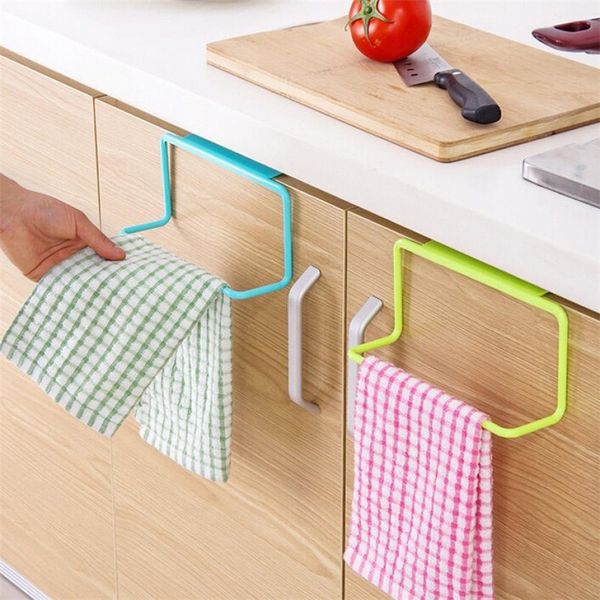 

door tea towel rack bar hanging holder rail organizer bathroom cabinet cupboard hanger kitchen accessories tb sale