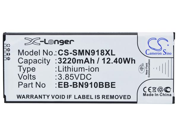 

кэмерон китайско 3220mah аккумулятор eb-bn910bbe для samsung галактика примечание 4 n910a,n910c,n910g,n910h,n910i,n910k,n910l,n910m,n910s,n9