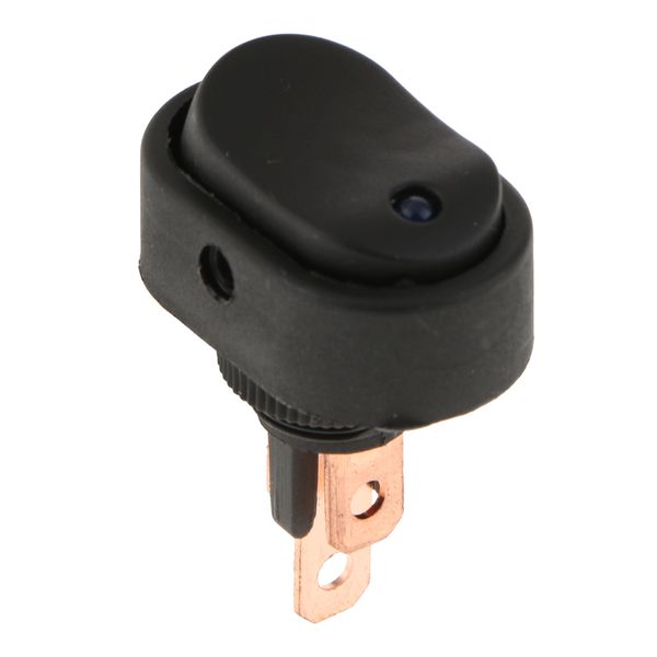

12v 30a 3-pin car truck rocker round toggle led switch modification