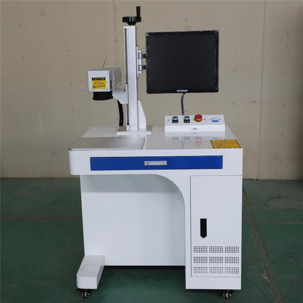 

20w 30w 50w 100w deskoptical fiber laser marking machine price for metal plastic