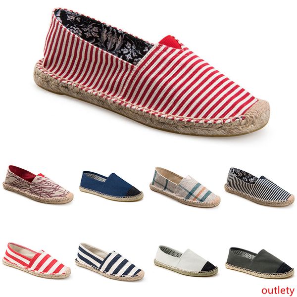 

2020 fashion lady s casual shoes espadrilles triple black white brown wine red green khaki outdoor jogging walking shoes main13