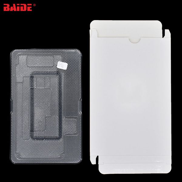 Сенсорный ЖК-экран Пакет Оптовая с пластиковой EVA Белая бумага Упаковочная коробка для iPhone 7Plus 8Plus X XR Xs Макс 200 компл. / Лот