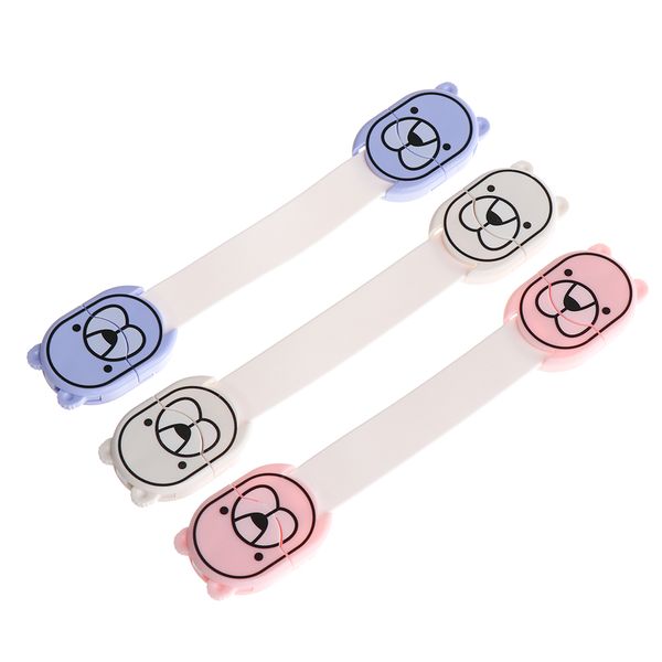 

2pcs cute baby safety lock seals plastic drawers refrigerator cupboard cabinets locks child/baby proof safety protector