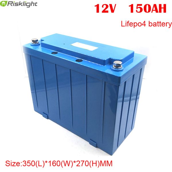 LiFePO4 Batteria ricaricabile agli ioni di litio 12v 150ah a ciclo profondo per l'accumulo di energia solare