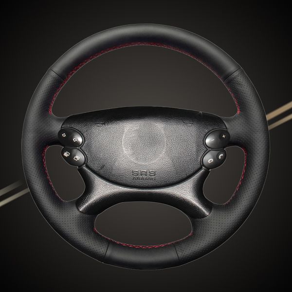 

car braid on the steering wheel cover for w211 e-class e230 e280 e350 cls-class cls350 cls500 auto braiding covers