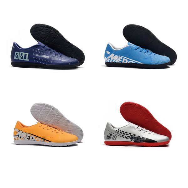 

2020 mens soccer shoes mercurial vapors 13 pro ic indoor soccer cleats cr7 cristiano ronaldo football boots njr neymar scarpe