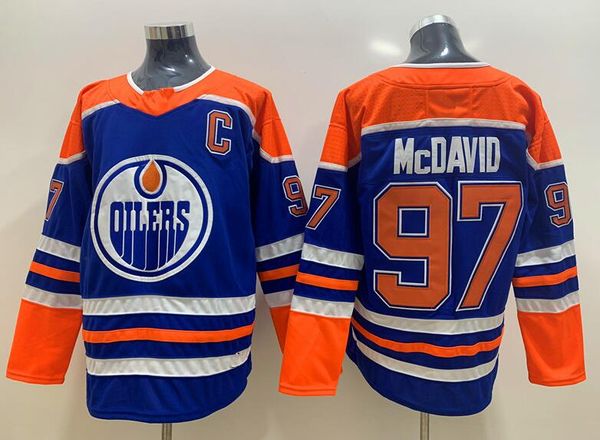 blue and orange hockey jersey