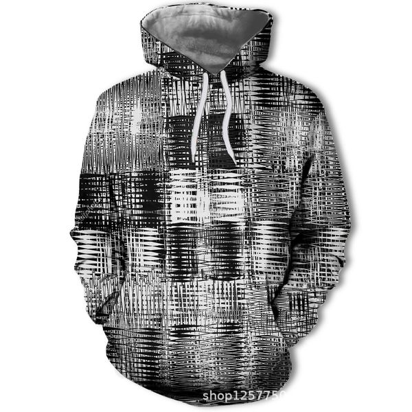 

mens designer fashion sweater european size young irregular pattern printed t-shirt, Black