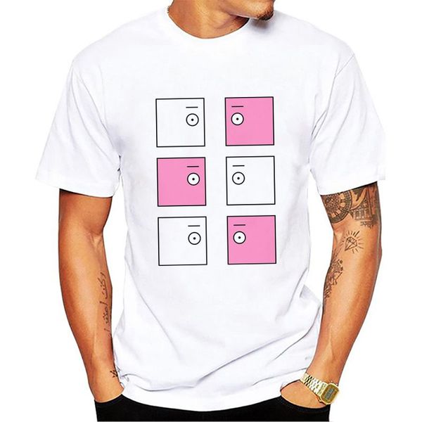 

larry butz casual short sleeve men summer t-shirts male funny print t shirt round neck tees, White;black