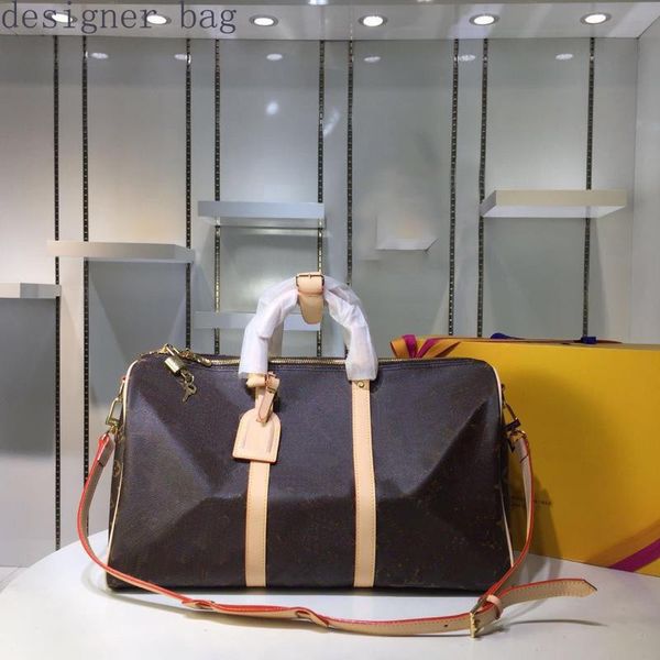 

keep all designer handbags purses travel duffle duffel bags v brand fashion n41414 real leather all color 55cm 50cm 45cm tote bag
