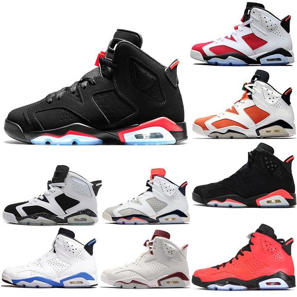 

new red 6 basketball shoes new 2019 6s men s women real man women hombre basket sneakers size 7-13