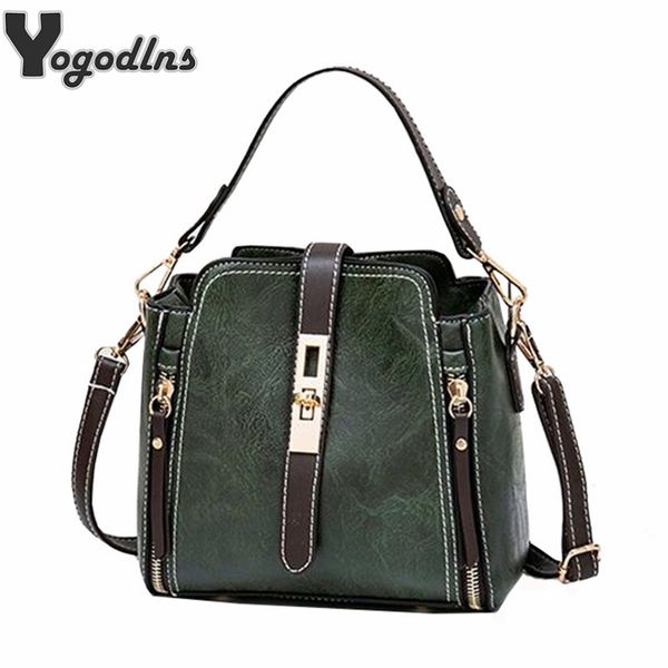 

высокое качество pu кожаная сумка ковша top handle женщины тотализаторов vintage wild style single ladies плеча crossbody посыльного сумки
