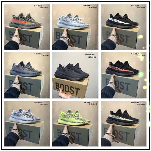 

2020 kanye west eva-boosts zebra white v2 clay true form hyperspace cloud white citrin 350 v2 shoes a08889, Blue