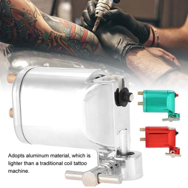 

alloy rotary tattoo machine strong motor gun liner shader coloring permanent makeup tatoo motor gun machine tool high quality