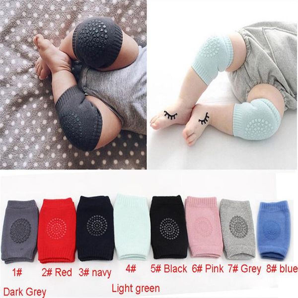 

anti-slip knee protectors for crawling babies baby pads knee safety protector kids kneecaps children baby leg knee pad warmers best, Pink;yellow