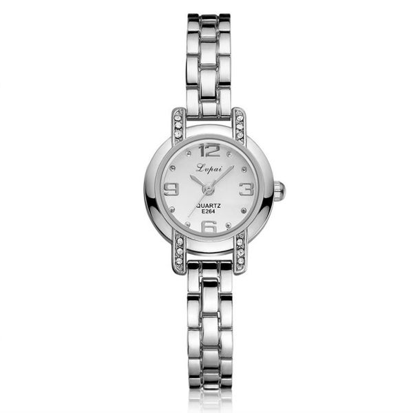 

rose gold women bracelet watches fashion luxury quartz-watches brand ladies casual dress sport watch clock dropshiping, Slivery;brown