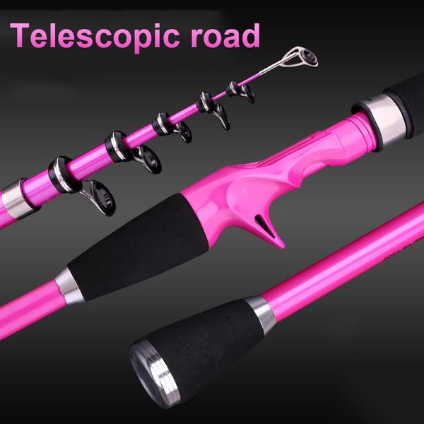 

newly carbon fiber fishing rod 1.8-2.4m portable fishing rod hand tackle sea ocean rods bfe88