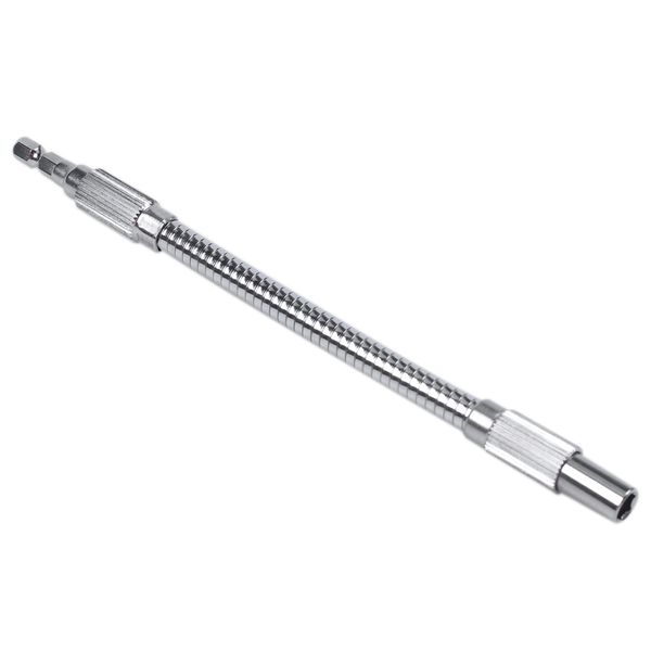 

19.5cm long 1/4-inch hex driver flexible socket extension bar