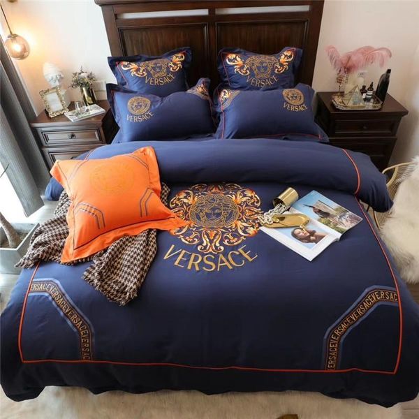 

pretty navy bedding sets new super nice duvet cover sets 4 5 6 7 pcs fashion cotton bed cover ing