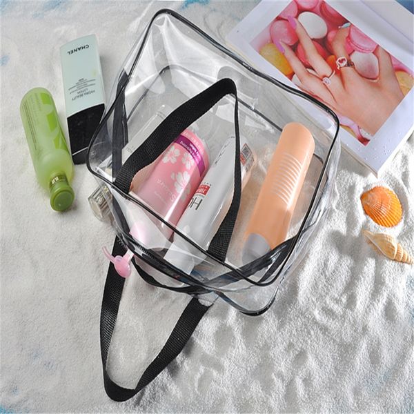 

pvc bags transparent travel organizer clear makeup bag beautician cosmetic bag beauty case toiletry make up pouch wash bags