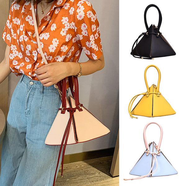 

female shoulder bag casual women's fashion solid color handbag earphone bag diagonal shoulder for women 2019 bolso mujer #7