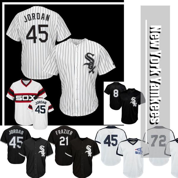 mj white sox jersey