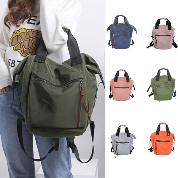 

40#bags women girls solid waterproof handbag shoulder school satchel shoulder bag messenger bag