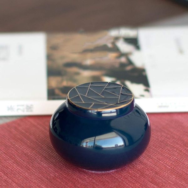 

взрослый похороны урна керамик влагоизолирующие handcrafted кремация урна для небольшого количества пепла четыре цвета