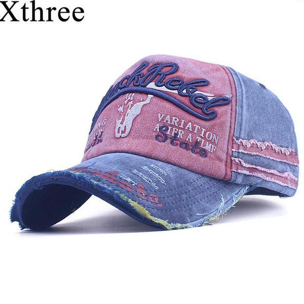 

xthree men's baseball cap women snapback hats for men bone casquette hip hop casual gorras adjustable cotton hat caps, Blue;gray