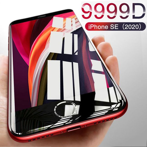 

9999d new glass for iphone se 2020 screen protector for iphone 7 8 6 6s plus 11 pro x xr xs max tempered glass on iphone se 2020