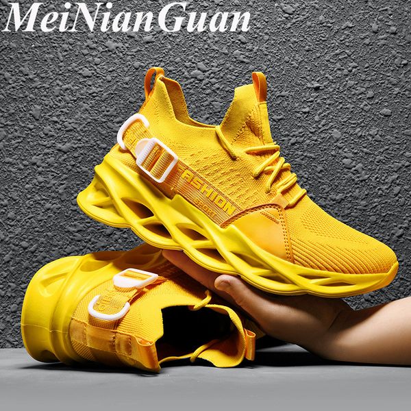 

platforms sneakers man blade sports shoes for men large size flat sport running shoes spring autumn men's sneaker a7