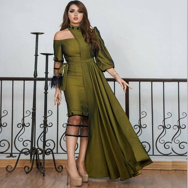 

new arrival taffeta dubai kaftan evening dress 2020 prom dresses abiye abendkleider arabic evening gown abiye formal dress party, Black;red