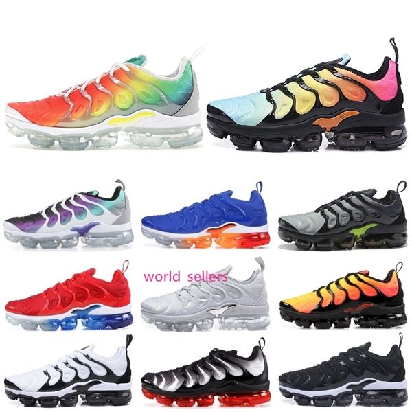 

2019 tn plus running shoes for men women black speed red white anthracite ultra white black 2019 designer sneakers 36-45