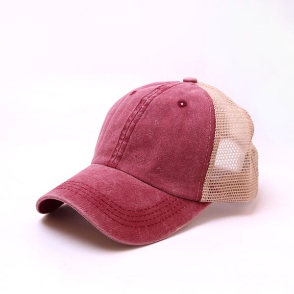 

new net cap spring summer water washed baseball cap for men and women outdoor travel sun hats, Blue;gray