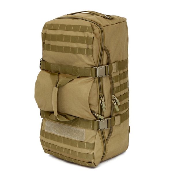 

large capacity 60l waterproof handbag tactical backpack outdoor sports camping climbing camouflage molle luggage bags