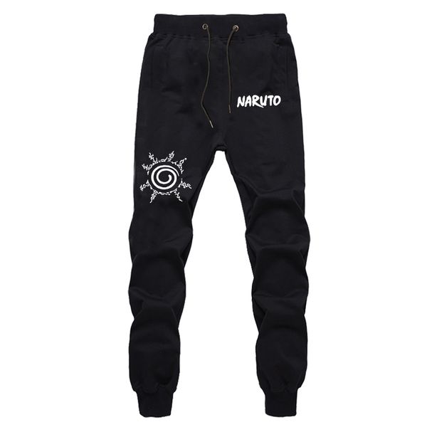 

naruto sports pants jogger trousers women/men casual trousers cotton long pants, Black