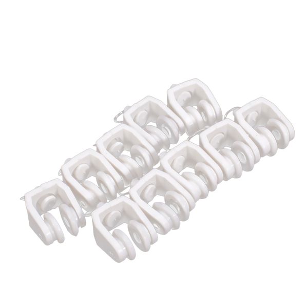

20pcs plastic curtain track runners rail runners with eyelet