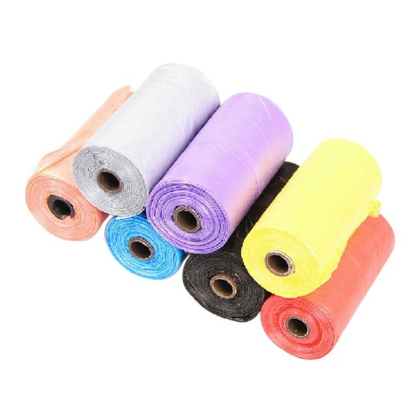 

6 rolls/90pcs dog puppy pet waste garbage poop clean refill pick-up bag