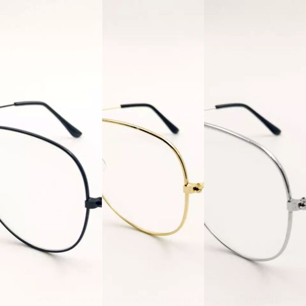 

plain large metal frame 3025 3026 frame pilot goggles goggles glasses glasses, Silver