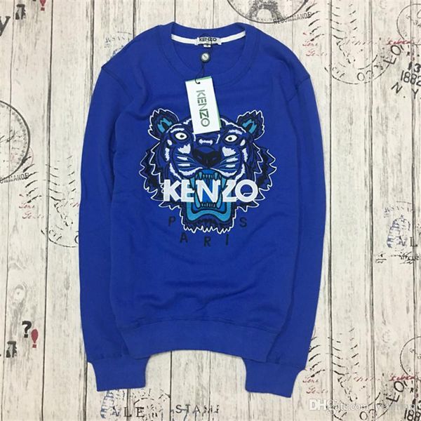 

men women xxl kenzo embroidery tiger sweater tracksuits jumper jacket women's hoodies & sweatshirts x0 versace, Black