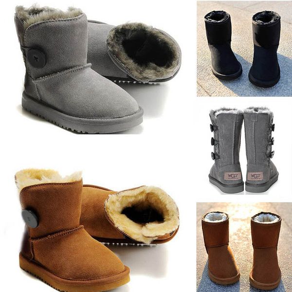 

australia boots for women classic ankle short bow fur boot snow winter triple black chestnut navy blue fashion women shoes