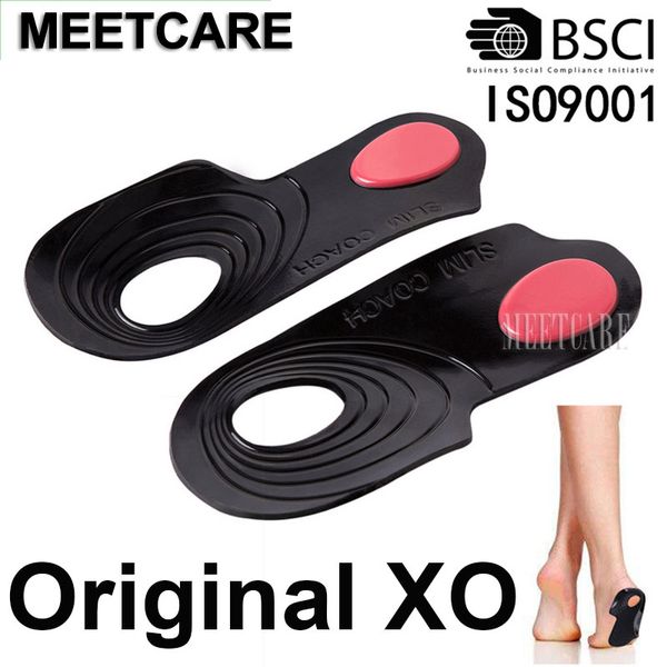 Pés Original X / O tipo pernas ortopédicas silicone Palmilhas ortopédicas Plano Pé de correção Beauty Legs moldar o corpo Cuidados Shoes Pad