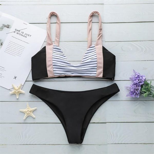 

bikini 2020 women's splice bikini print two piece swimsuit pushups swimwear beachwear swimwear women one piece swimsuit