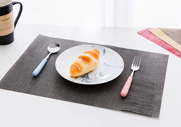 

Brief Placemats Coasters Mats with pocket waterproof Table Mats Bowl Pad Heat Insulation Slip Ressistant Dining Bar Mat