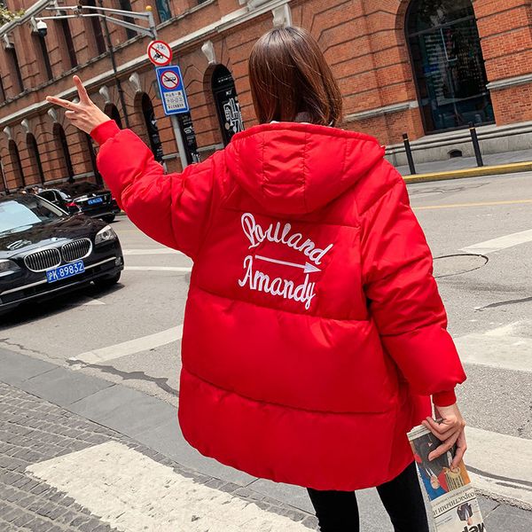 

зима новый стиль -padded одежда женская средней длины хлопка-проложенный одежда женщин пуховик хлопок-площадку, Black