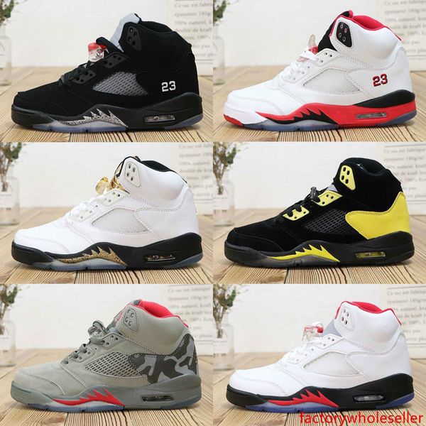 

jumpman 5 basketball basketball shoes 5s sneakers shattered backboard men women sport designer oreo cement wings suede bronze trainers