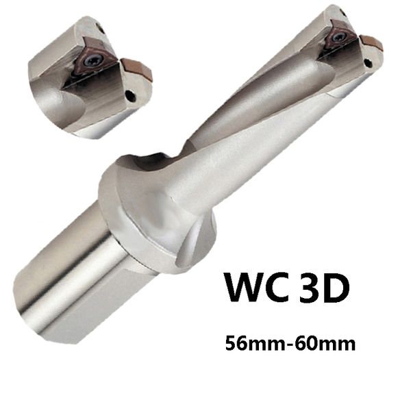 

beyond factory outlet indexable insert drills 3d wc u drill 56mm-60mm cnc lathe use wcmt carbide inserts shallow hole drilling