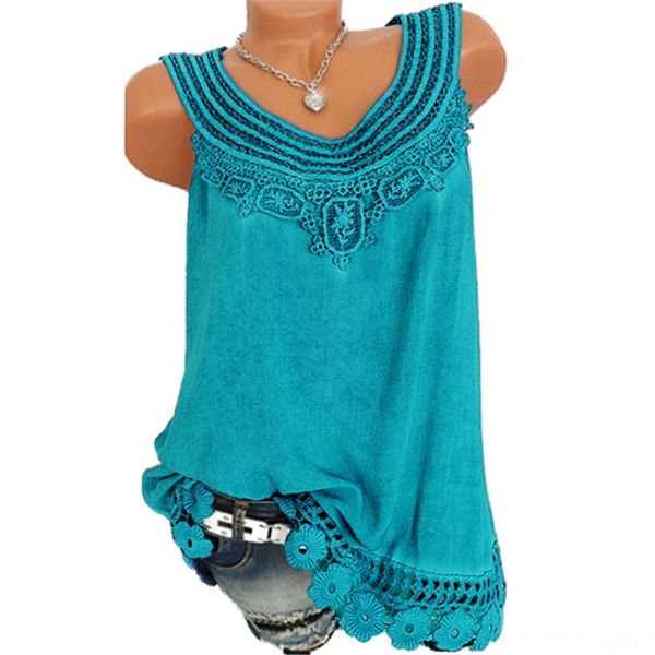 

sleeveless t-shirt women's mosaic sleeveless t-shirt women's lace vest lace mosaic vest, White
