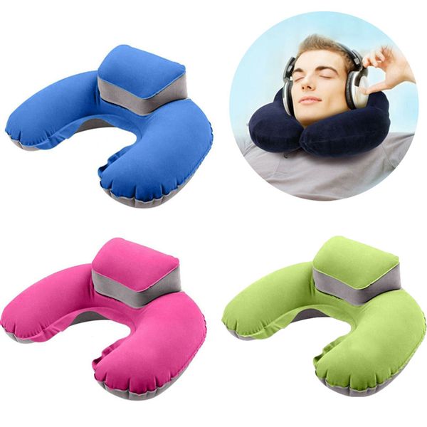 Outdoor Portable Neck Pillow Soft Air U Shaped Head Rest Support