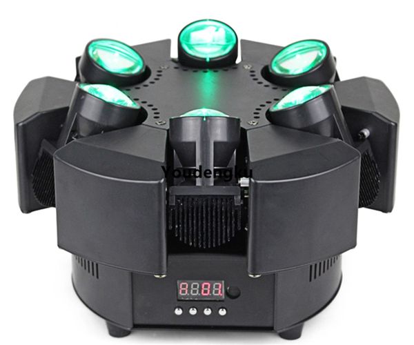 

4pcs new style design 6 heads beam moving head lighting 6x10w rgbw led disco beam moving head lighting for party wedding